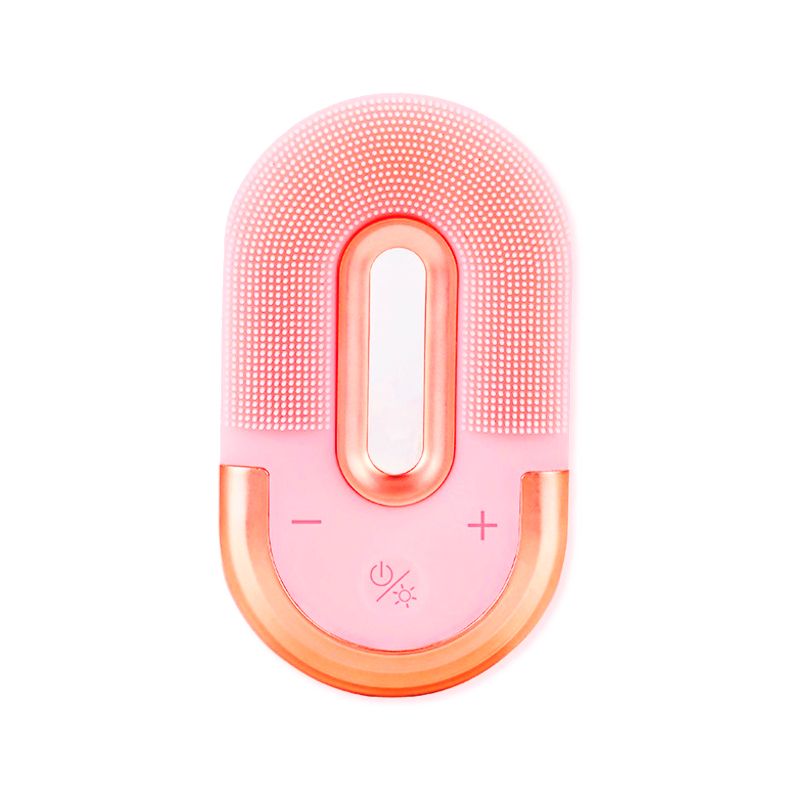 Dispozitiv de curatare faciala Neo™ LUNA-R mini UFO, 4 in 1, Pearl Pink, 8000 oscilatii/minut, 3 viteze, hipoalergenic, 3 programe pentru intinerirea