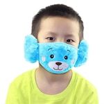 Masca de protectie textila pentru copii, Neo Kids, bumbac, Bleu, reutilizabila