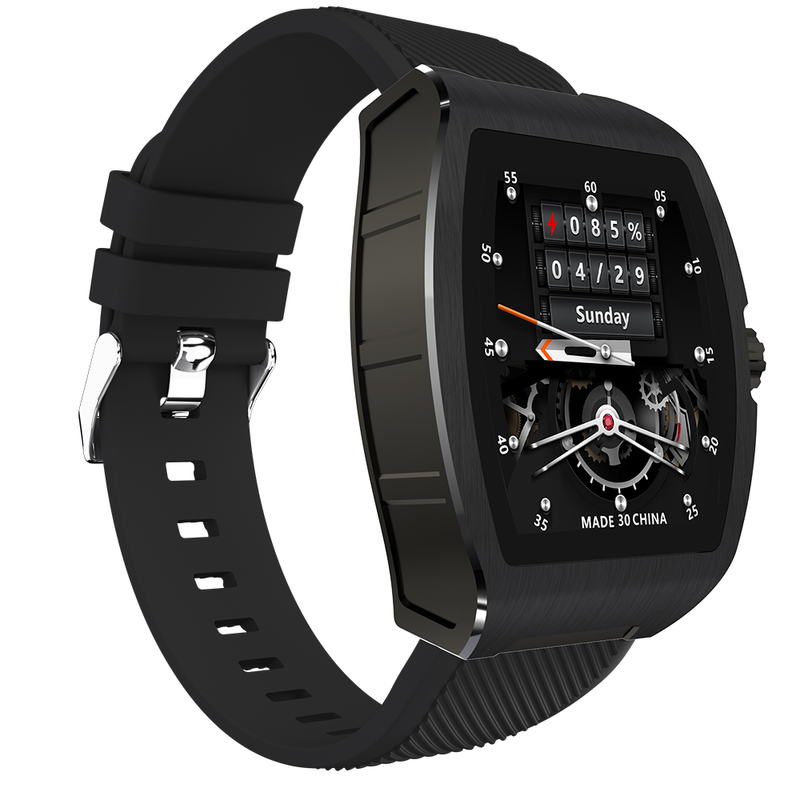 Ceas Smartwatch Neo™ Smart Wear Premium, Negru, Display IPS, Calorii, Puls, Tensiune Arteriala, Saturatie Oxigen Din Sange, Impermeabil
