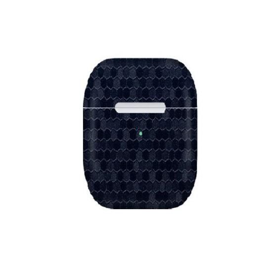 Folie Skin Apple AirPods 2 Gen Wireless Charging (2019) - ApcGsm Wraps HoneyComb Blue
