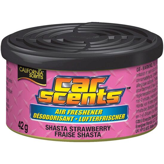 Odorizant Auto California Scents Automotive Air Freshener - Scented Gel for Vehicle Interior - Shasta Strawberry