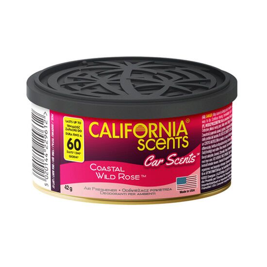 Odorizant Auto California Scents Automotive Air Freshener - Scented Gel for Vehicle Interior - Coastal Wild Rose