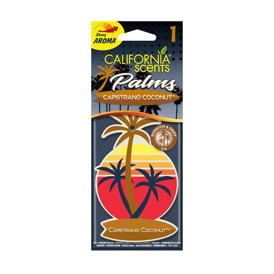 Odorizant Auto California Scents Car Air Freshener Palms Aroma Puternica Pentru Interior Capistrano Coconut