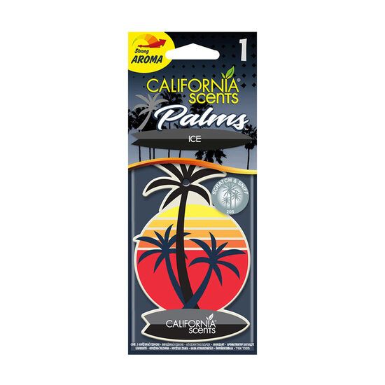 Odorizant Auto California Scents Car Air Freshener Palms Aroma Puternica Pentru Interior Ice