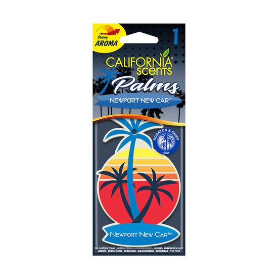 Odorizant Auto California Scents Car Air Freshener Palms Aroma Puternica Pentru Interior Newport New Car
