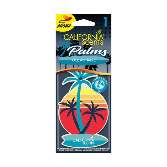 Odorizant Auto California Scents Car Air Freshener Palms Aroma Puternica Pentru Interior Ocean Wave