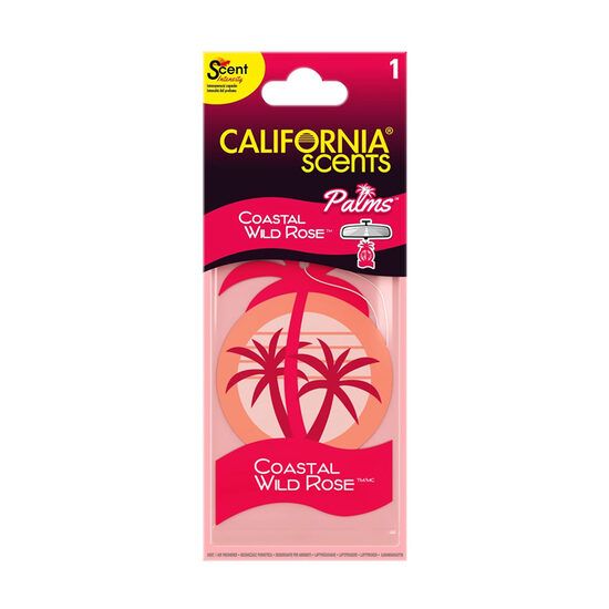 Odorizant Auto California Scents Car Air Freshener Palms Aroma Puternica Pentru Interior Coastal Wild Rose