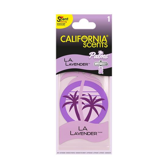 Odorizant Auto California Scents Car Air Freshener Palms Aroma Puternica Pentru Interior L.A. Lavender