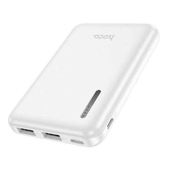 Baterie externa 2x USB, Type-C, Micro-USB, 5000mAh - Hoco Journey (J115) - White