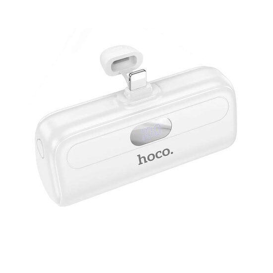 Baterie externa pentru iPhone, 5000mAh - Hoco Cool (J116) - White