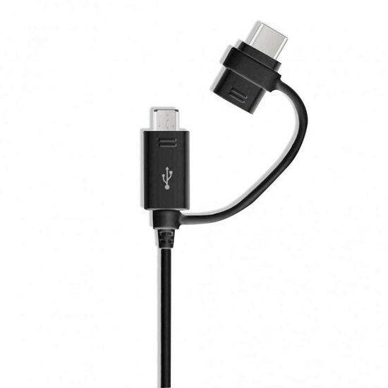 Cablu USB tip C, Micro-USB Samsung, 1.5m, EP-DG950DBEGWW, Bulk, Negru