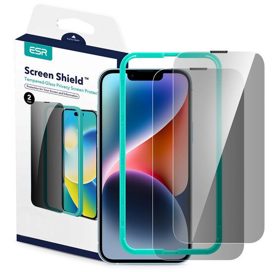 Folie pentru Apple iPhone 13 Pro Max (set 2) ESR Tempered Glass Privacy