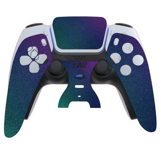 Folie Skin Compatibila cu Controller Sony Playstation 5 - ApcGsm Wraps Chameleon Purple/Blue