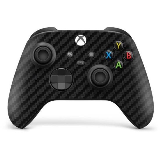 Folie Skin Compatibila cu Controller Xbox S - ApcGsm Wraps Carbon Black