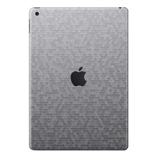 Folie Skin Compatibila cu Apple iPad 7 10.2 (2019) - ApcGsm Wraps HoneyComb Silver