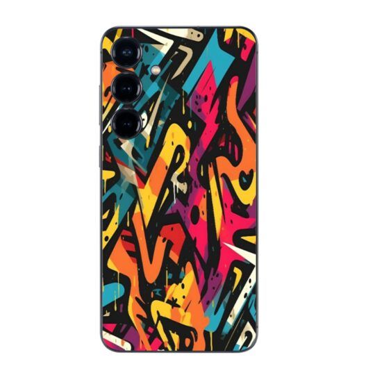 Folie Skin Compatibila cu Samsung Galaxy S24 Plus Wrap Skin Sticker Urban Graffiti 12