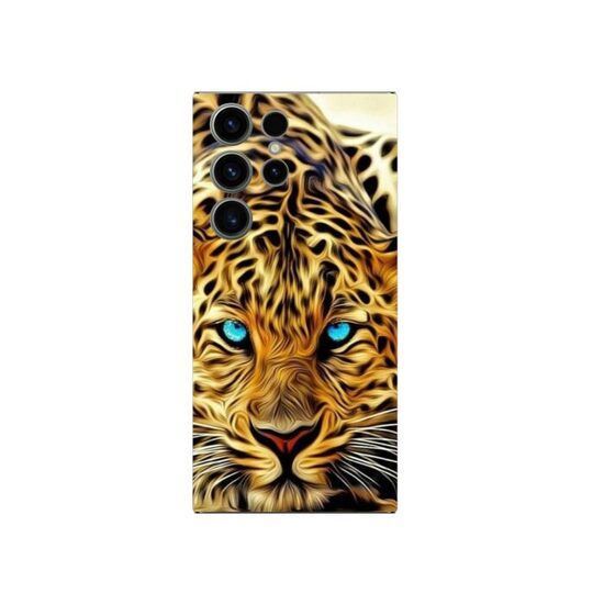 Folie Skin Compatibila cu Samsung Galaxy S24 Ultra Wraps Skin Printing Leopard
