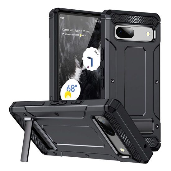 Husa Compatibila cu iPhone 11 Techsuit Hybrid Armor Kickstand Black