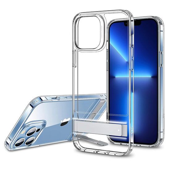Husa Compatibila cu iPhone 13 Pro - ESR Air Shield Boost Kickstand Clear