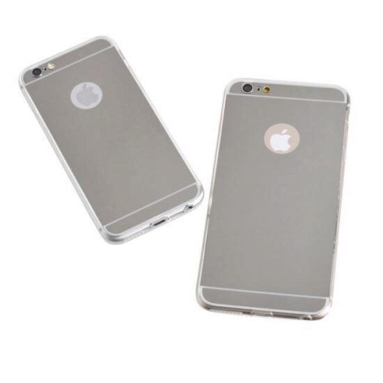 Husa Compatibila cu Apple iPhone 7,iPhone 8 - Forcell Mirror Silicon Argintiu