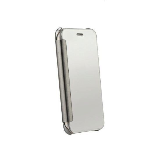 Husa Iberr Clear View Argintiu Pentru Samsung Galaxy J2 (2016)