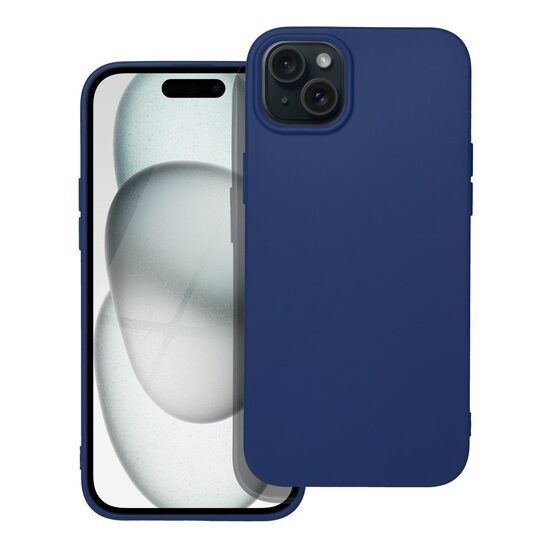 Husa Compatibila cu Apple iPhone 15 iberry Candy Soft Albastru Inchis