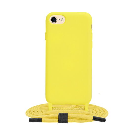 Husa pentru iPhone 7 / 8 - Techsuit Crossbody Lanyard - Yellow