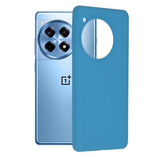 Husa pentru OnePlus 12R Techsuit Soft Edge Silicone Albastru Denim