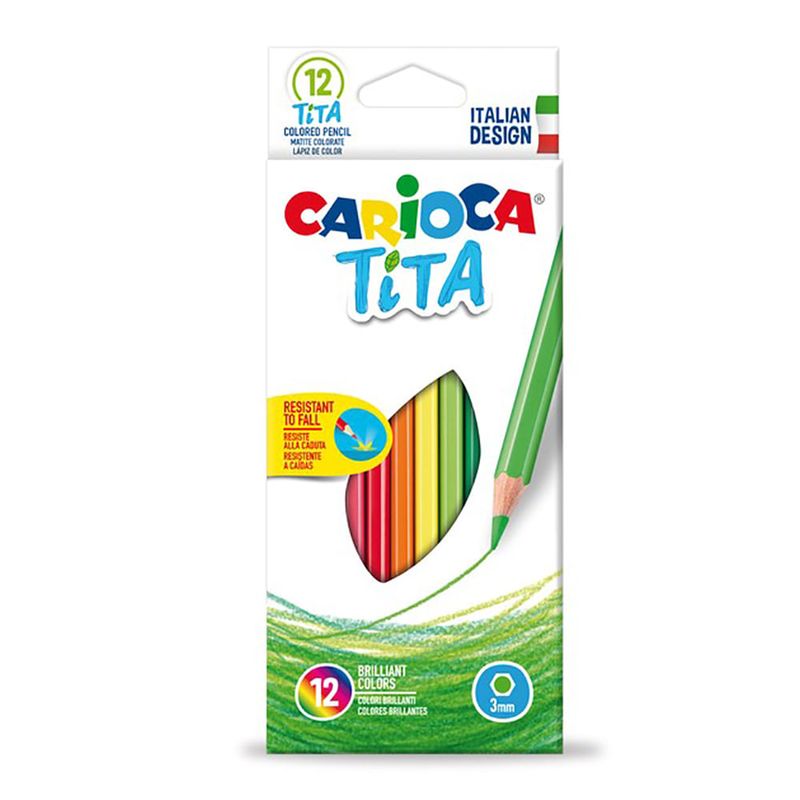 Set creioane Carioca, 12 culori