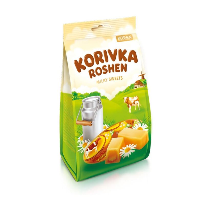 Caramele cu lapte Roshen Korivka, 205 g