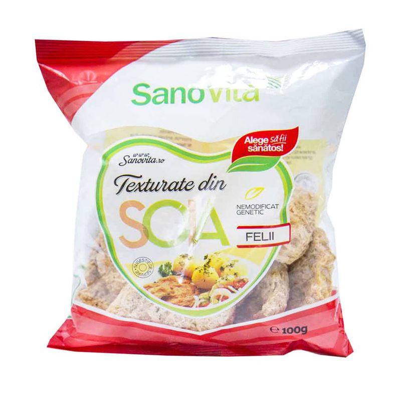 Felii texturate din soia Sano Vita, 100 g