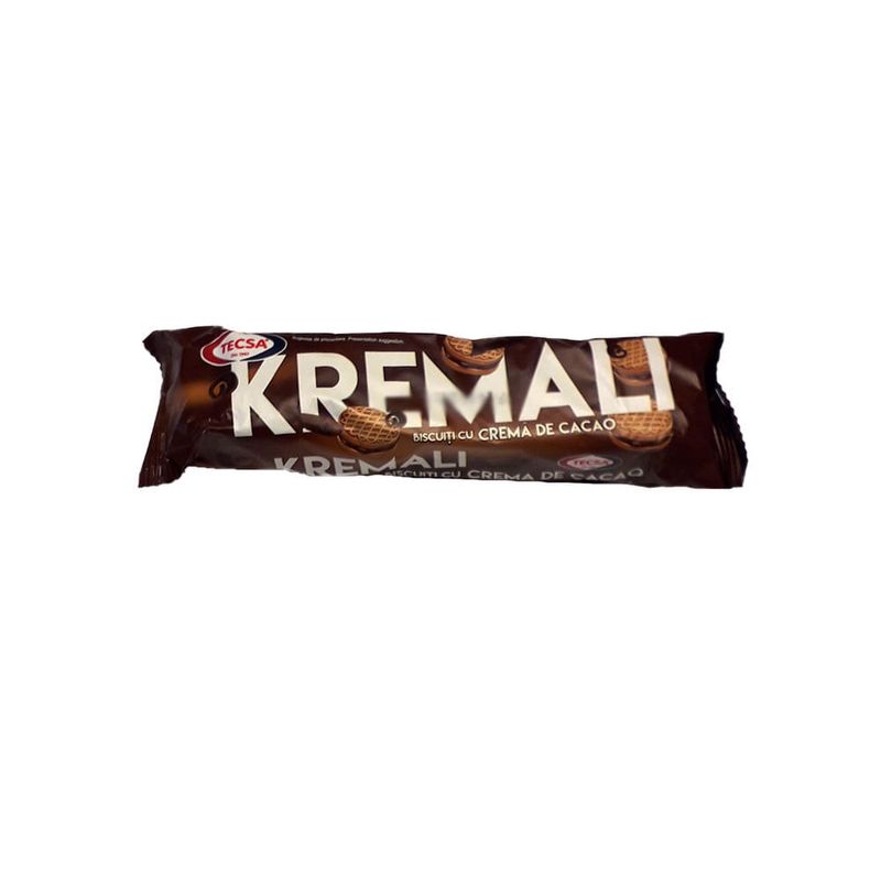 Biscuiti Kremali cu crema cacao, 80 g