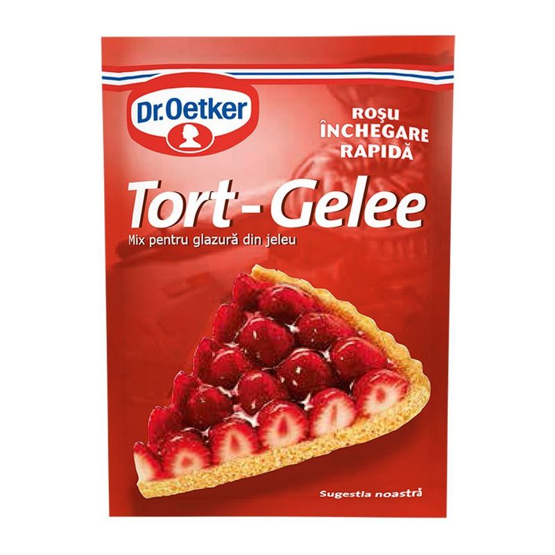 Tort Gelle rosu Dr. Oetker 8 g