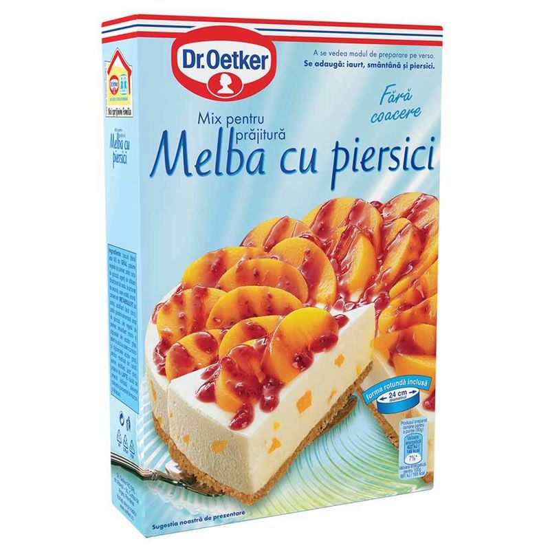 Mix Dr.Oetker pentru prajitura Melba cu Piersici 252 g
