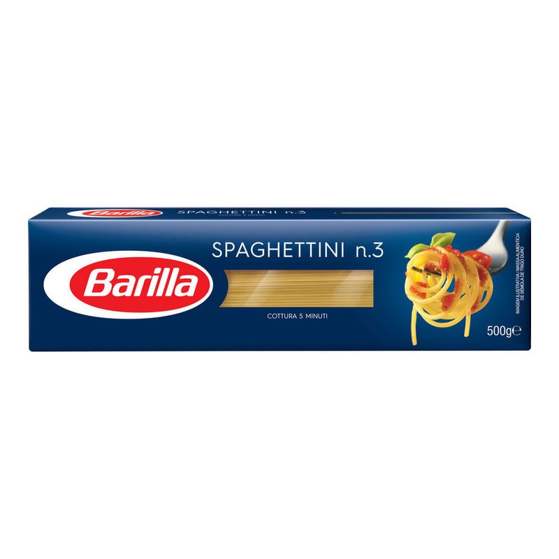 Spaghettini n3 Barilla, 500g