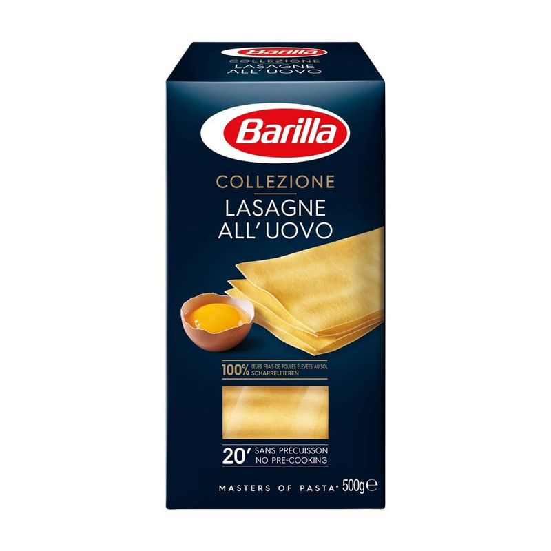 Foi de lasagna cu ou Barilla, 500g