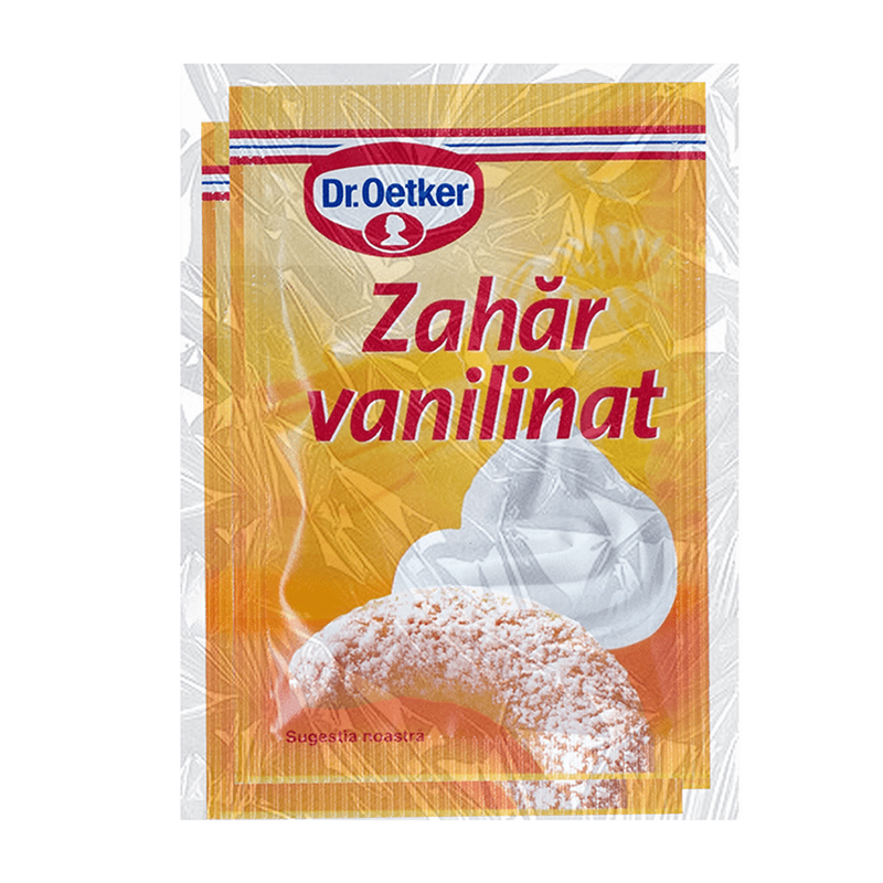 Zahar vanilinat Dr. Oetker 8 g x 4 bucati