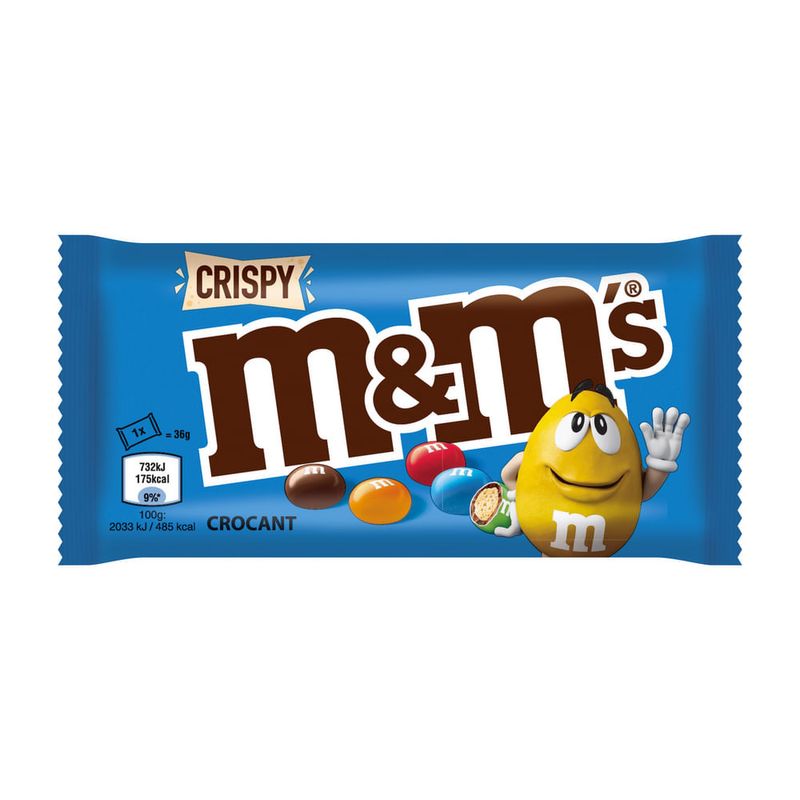 Bomboane cu ciocolata M&M's Crispy, 36g