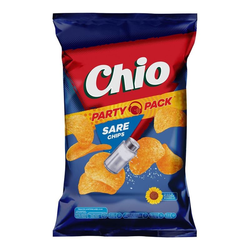 Chipsuri cu sare Chio, 200 g