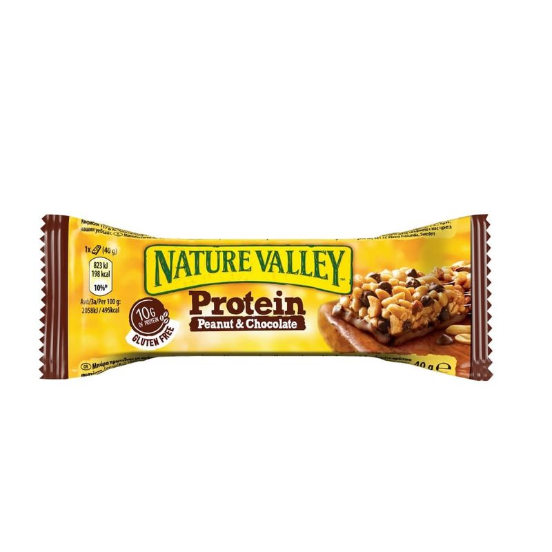 Baton proteic cu arahide si ciocolata Nature Valley, 40 g