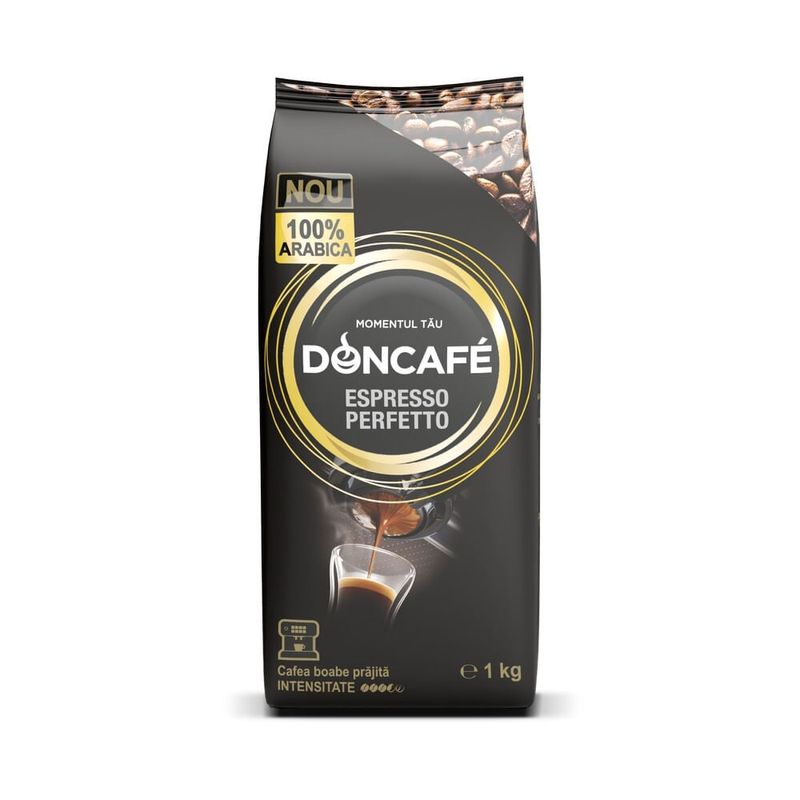 Cafea boabe prajita Doncafe Espresso Perfetto, 100% arabica, 1kg