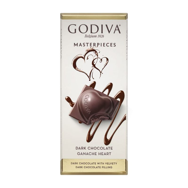Ciocolata neagra cu umplutura Ganache Godiva, 24,7%, 86 g
