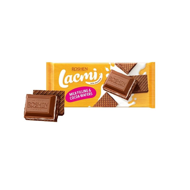 Ciocolata napolitana cu cacao Roshen Lacmi, 90 g