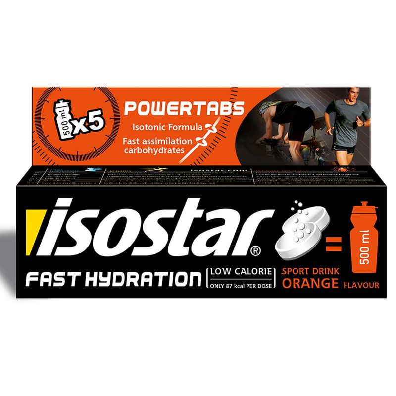 Tablete izotonice Isostar cu portocala, 120 g