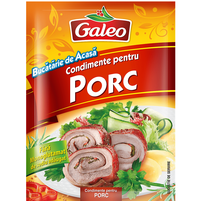 Mix de condimente pentru carne porc Galeo 20g