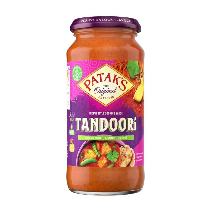 Sos curry indian tandoori Patak's, 450g