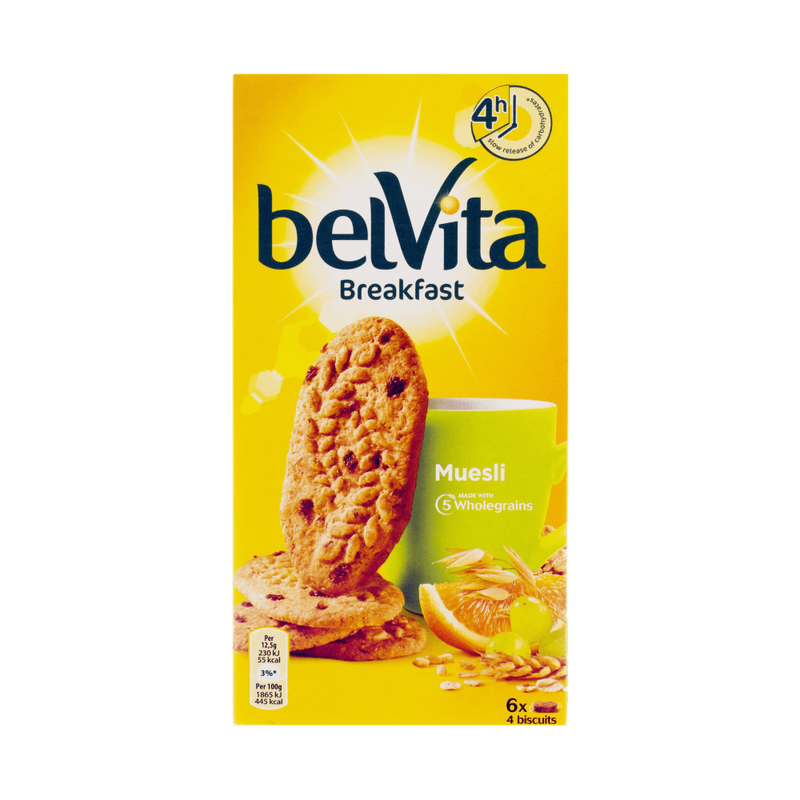 Biscuiti cu cereale si fructe Belvita, 300 g