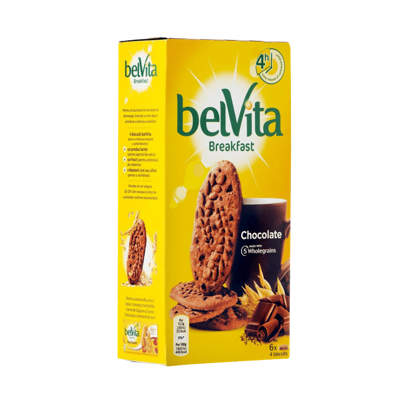 Biscuiti cu cereale si ciocolata Belvita, 300 g