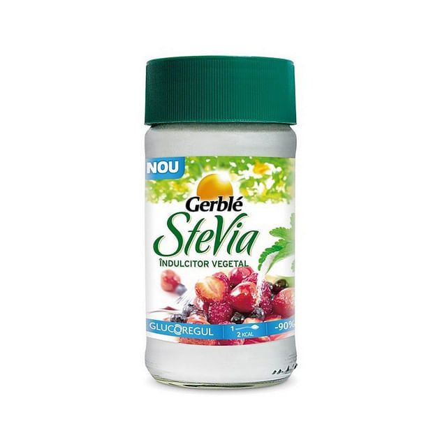 Indulcitor vegetal Glucoregul Gerble cu stevie, 45 g