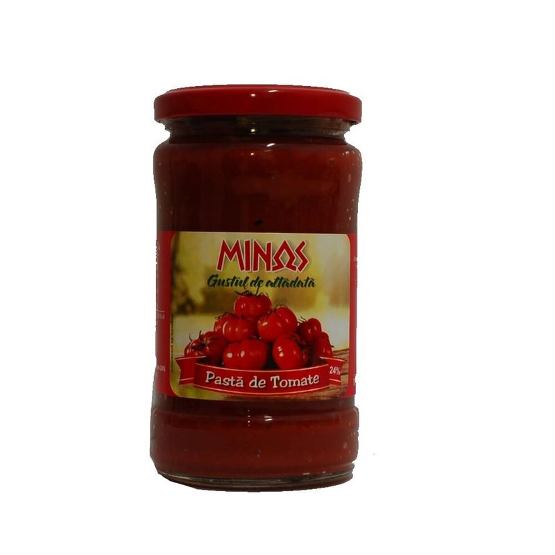 Pasta de tomate 24% Minos, 314 ml